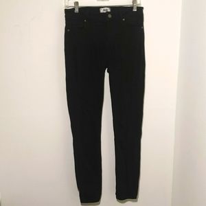 Paige Verdugo Ultra Skinny Black Jeans 29